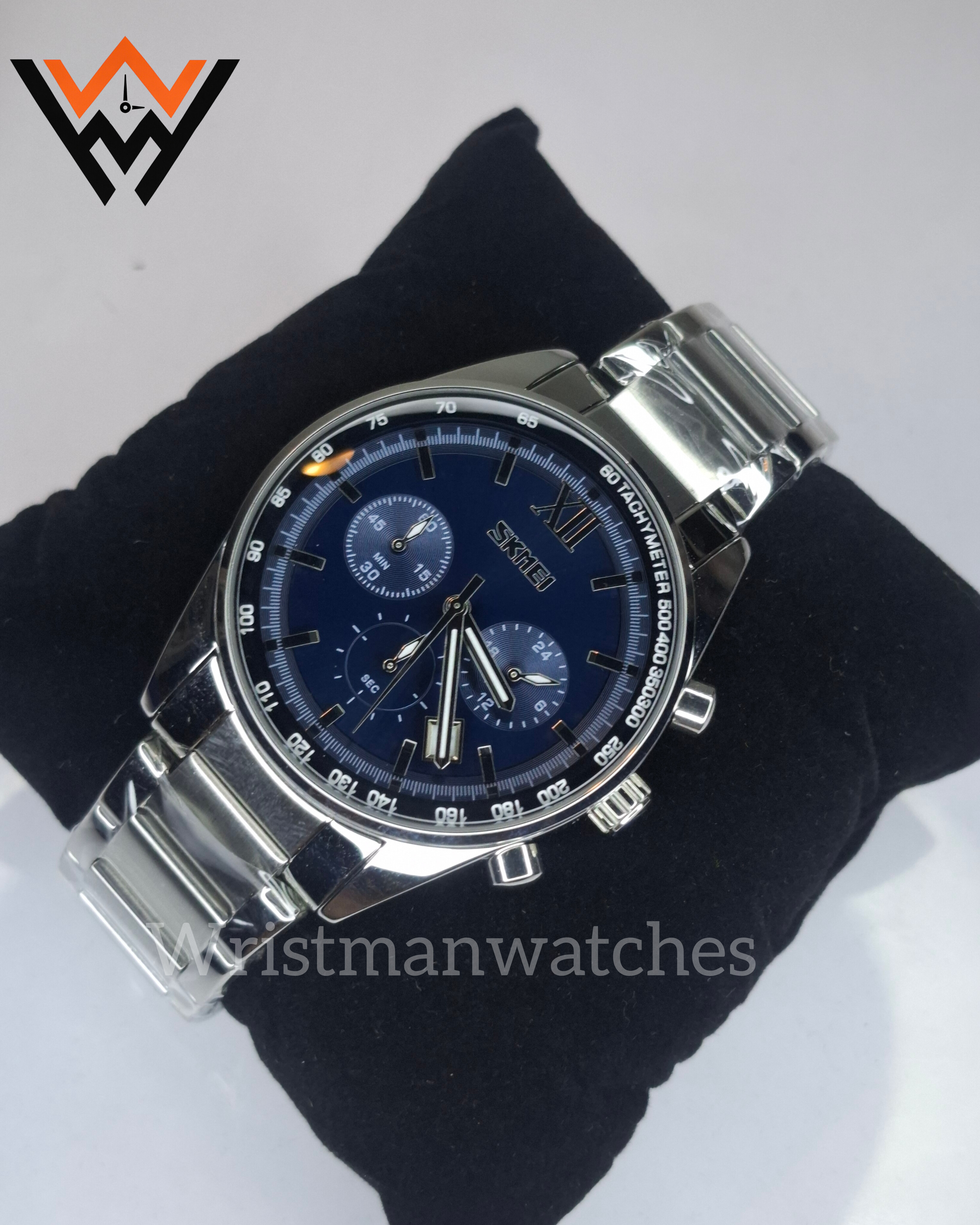 SKMEI 9096 Active Chronograph Quartz Navy Blue